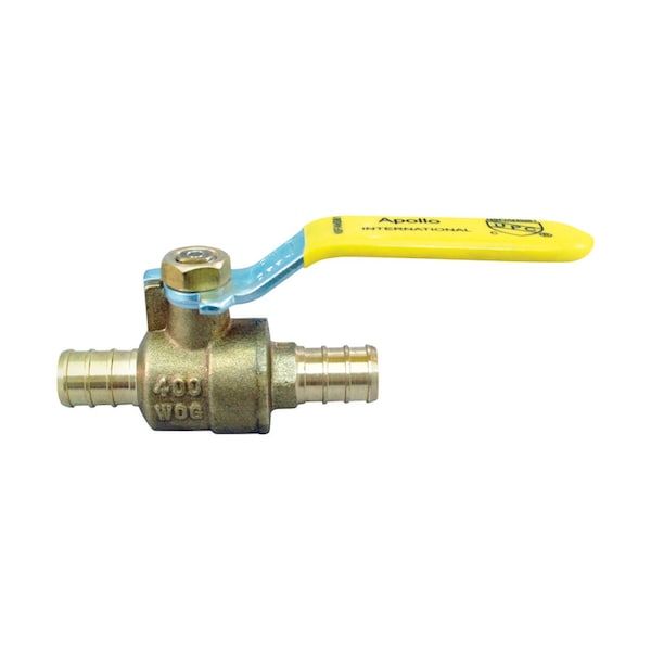 Apollo 1/2 in. PEX Barb in to X 1/2 in. PEX Brass Stop Valve